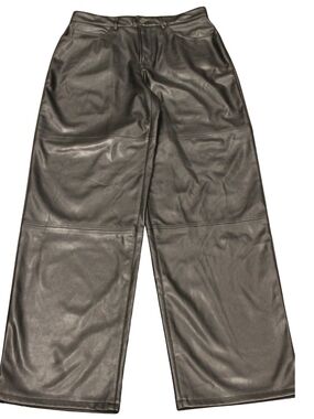 2/$30 🏷 Garage Faux Leather Wide Leg Pants Size 5 BNWT